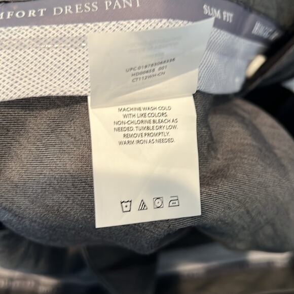 Haggar Men's Wrinkle Free Slim Fit Dress Pant 34x32 - Picture 8 of 9